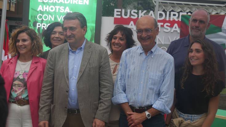 Madrilen “Euskadiren ahotsa” izateko botoa eskatu du EAJk Laudion