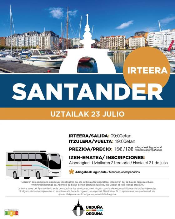 Santanderrera irteera