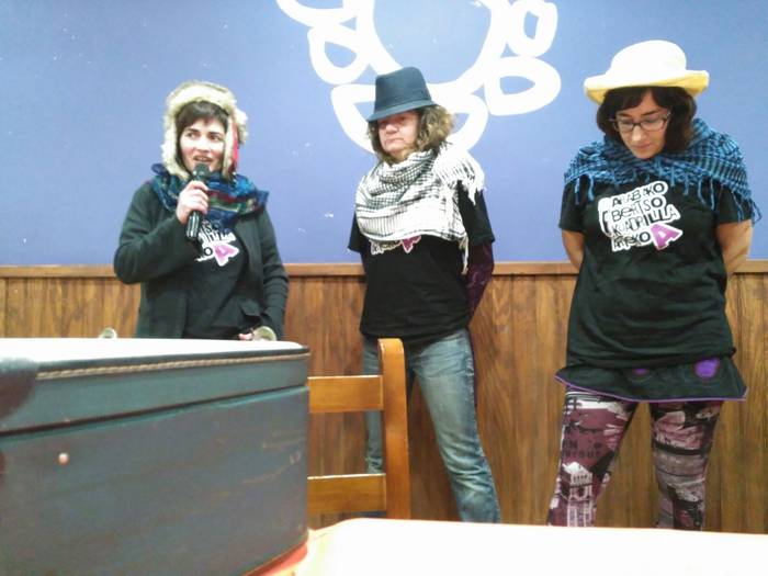 Laudioko bertso saioa argazkitan