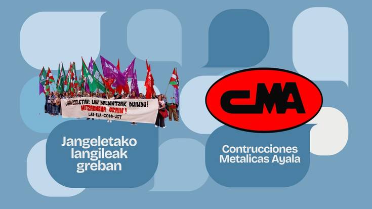 Construcciones Metalicas Ayalako egoera eta jangeletako grebak, azalera