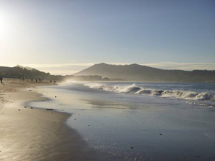 Hondartzara irteera Zarautzera