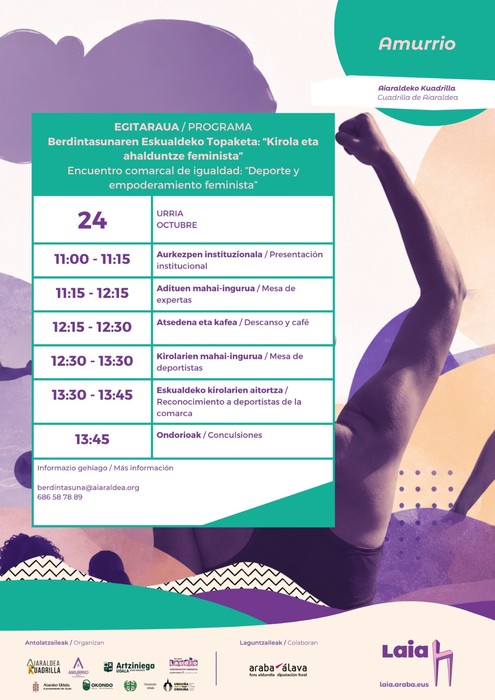 Berdintasunaren Eskualdeko Topaketa: "Kirola eta ahalduntze feminista"