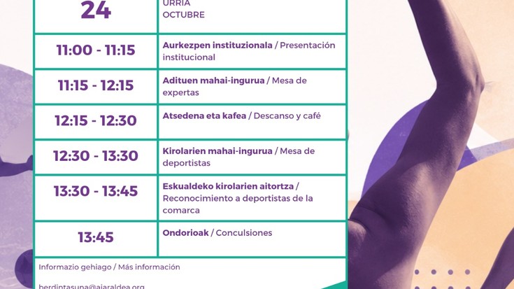 Berdintasunaren Eskualdeko Topaketa: "Kirola eta ahalduntze feminista"