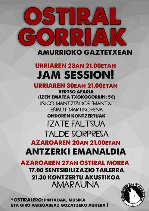 Ostiral Gorriak: Jam Session