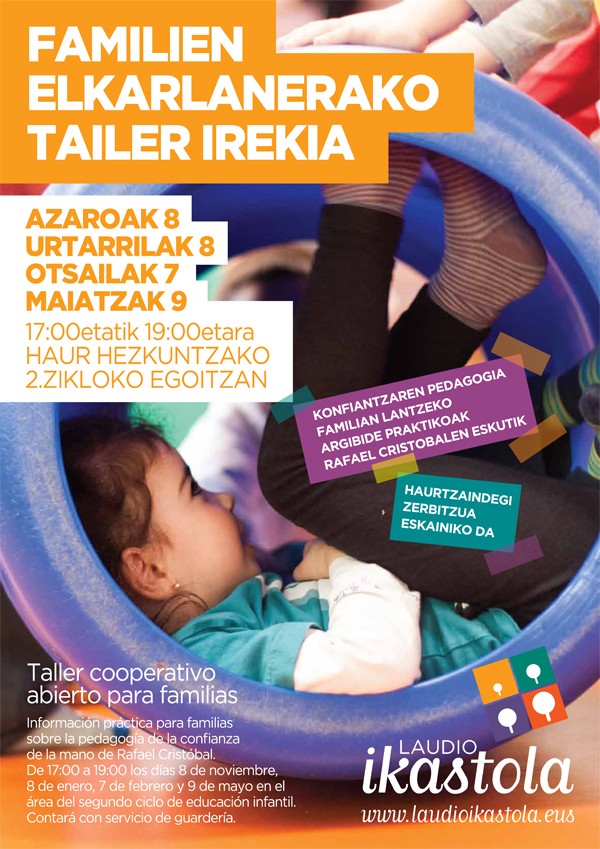 Familien elkarlanerako tailer irekia