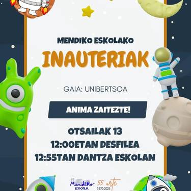 Inauteriak Mendiko Eskolan