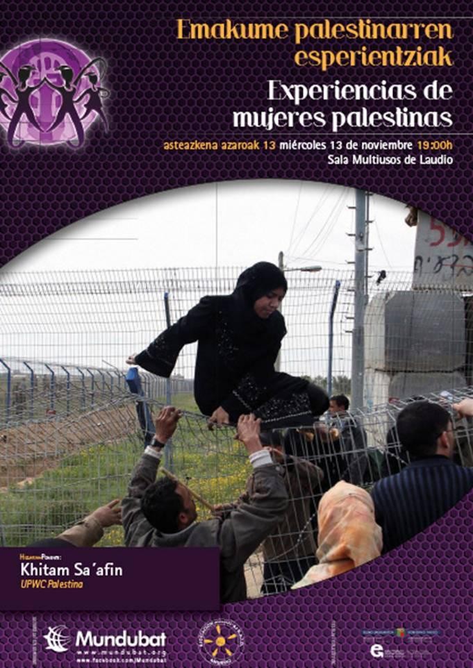 Emakume palestinarrei buruzko hitzaldia