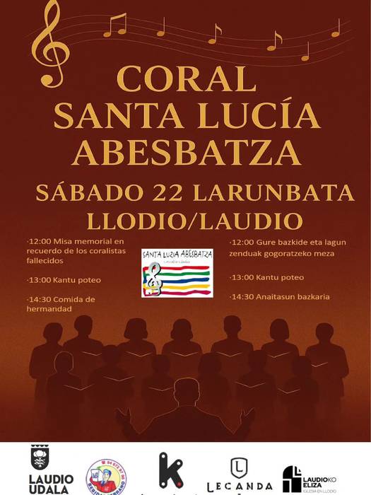 Santa Luzia abesbatzaren topaketa