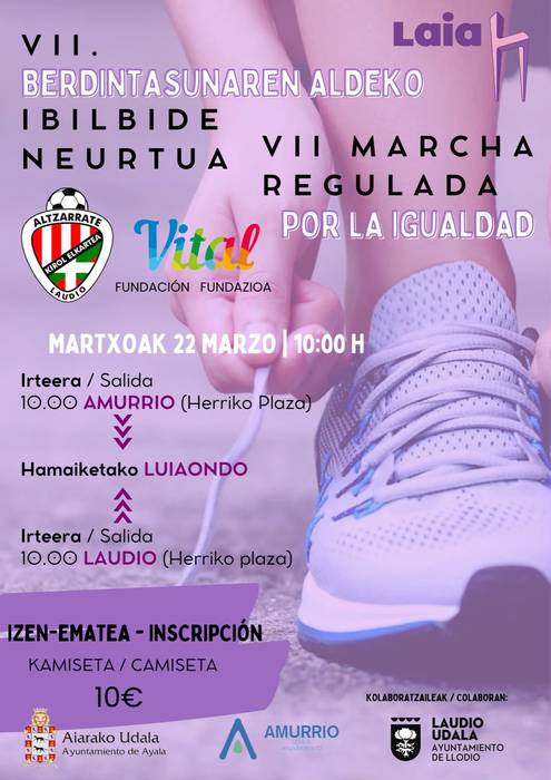 VII. Berdintasunaren aldeko ibilbide neurtua