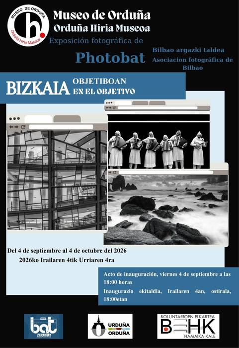 'Bizkaia objetiboan' argazki erakusketaren inaugurazioa