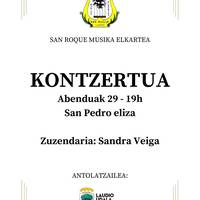 San Roque Musika Elkartearen kontzertua