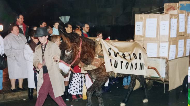 Laudioko Inauterietako Karrozen Lehiaketako lehen irabazlea