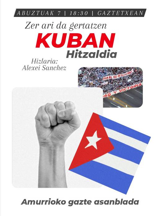 "Zer ari da gertatzen Kuban?"