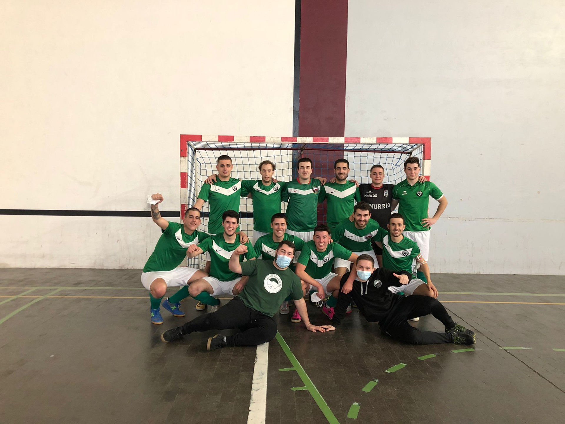 Aiara Berri, areto futbola eskualdean sustatzeko talde berria