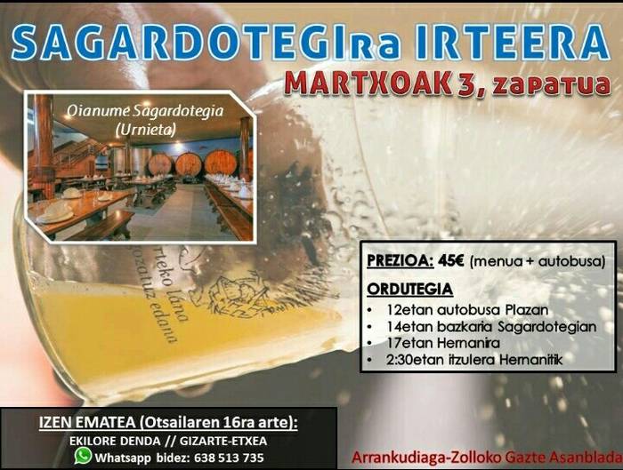 Sagardotegira txangoa