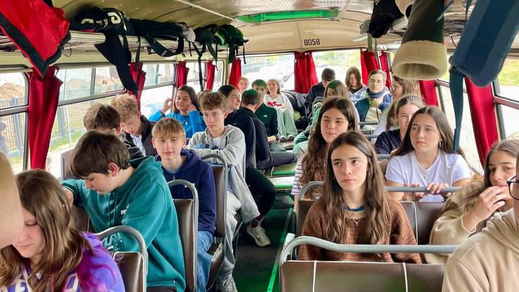 Varsovia autobusez ezagutu zuten Laudio Institutuko ikasleek ostiralean