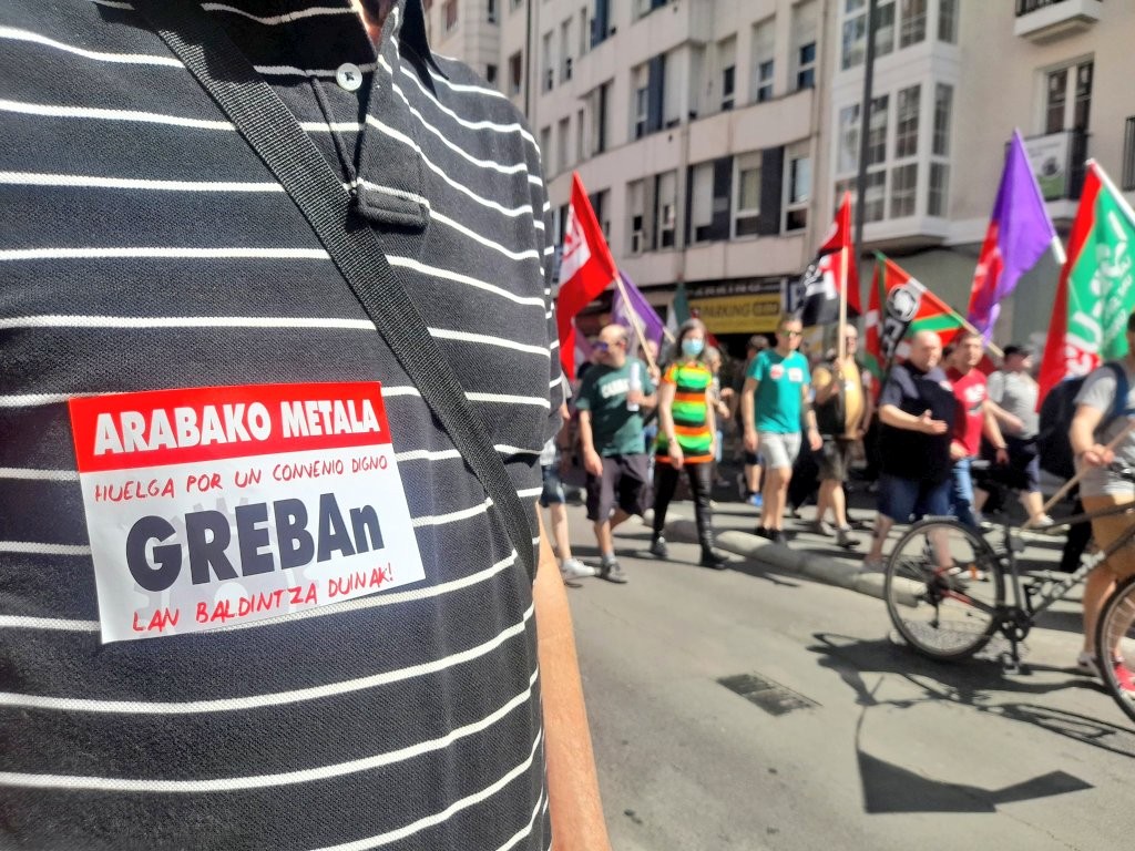 Arabako metalgintzako grebaren eragina nabarmena da eskualdeko enpresa handietan