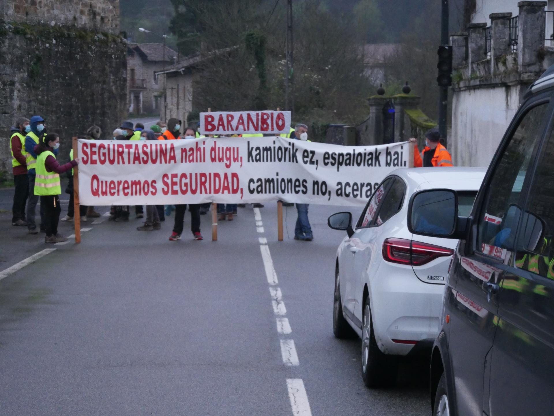 Abiadura murrizteko elementuak jarriko ditu Foru Aldundiak Baranbion