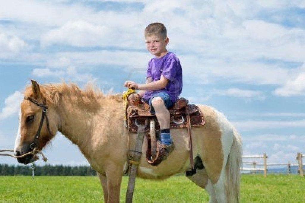 Poney gainean ibiltzeko ikastaroa haurrentzat