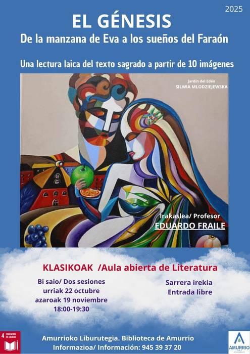 Genesiari buruzko bibliako liburuaren irakurketa laikoa