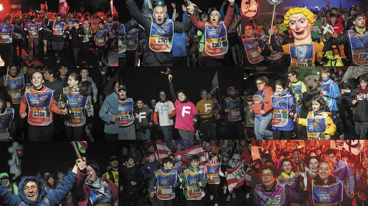 Korrikak Aiaraldean eginiko zazpi orduko bisita, herriz herri banatuta