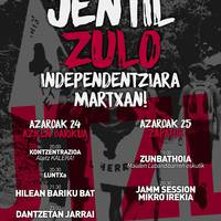 Jentilzulo, independentziara martxan: Elkarretaratzea eta kontzertuak