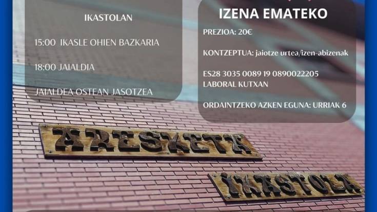 Aresketa Ikastola: 1. promozioko ikasleek aurten 50 urte