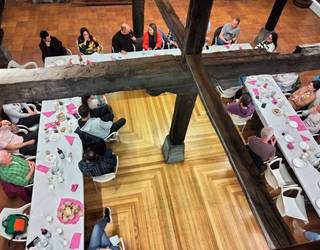 Aretako Kultur Etxeko sukaldea eta taberna atontzeko prozesua abian