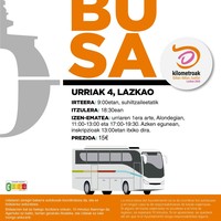 Kilometroak jaira joateko autobusa
