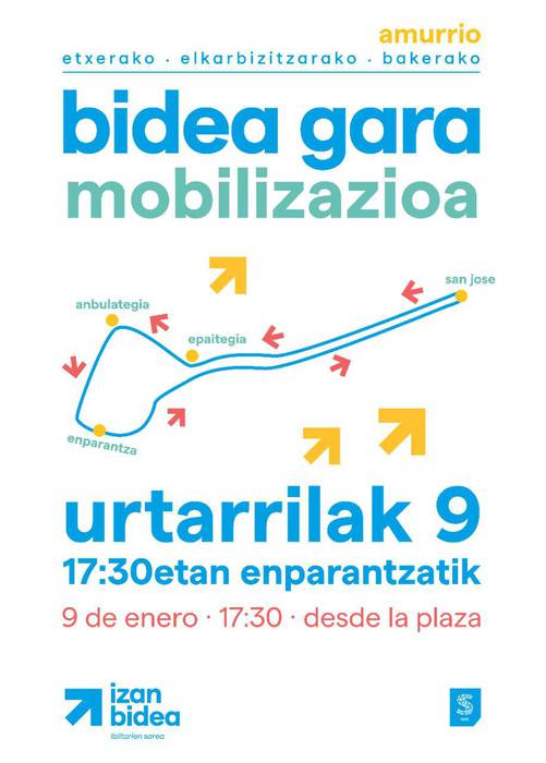 'BIDEA GARA' mobilizazioa Amurrion