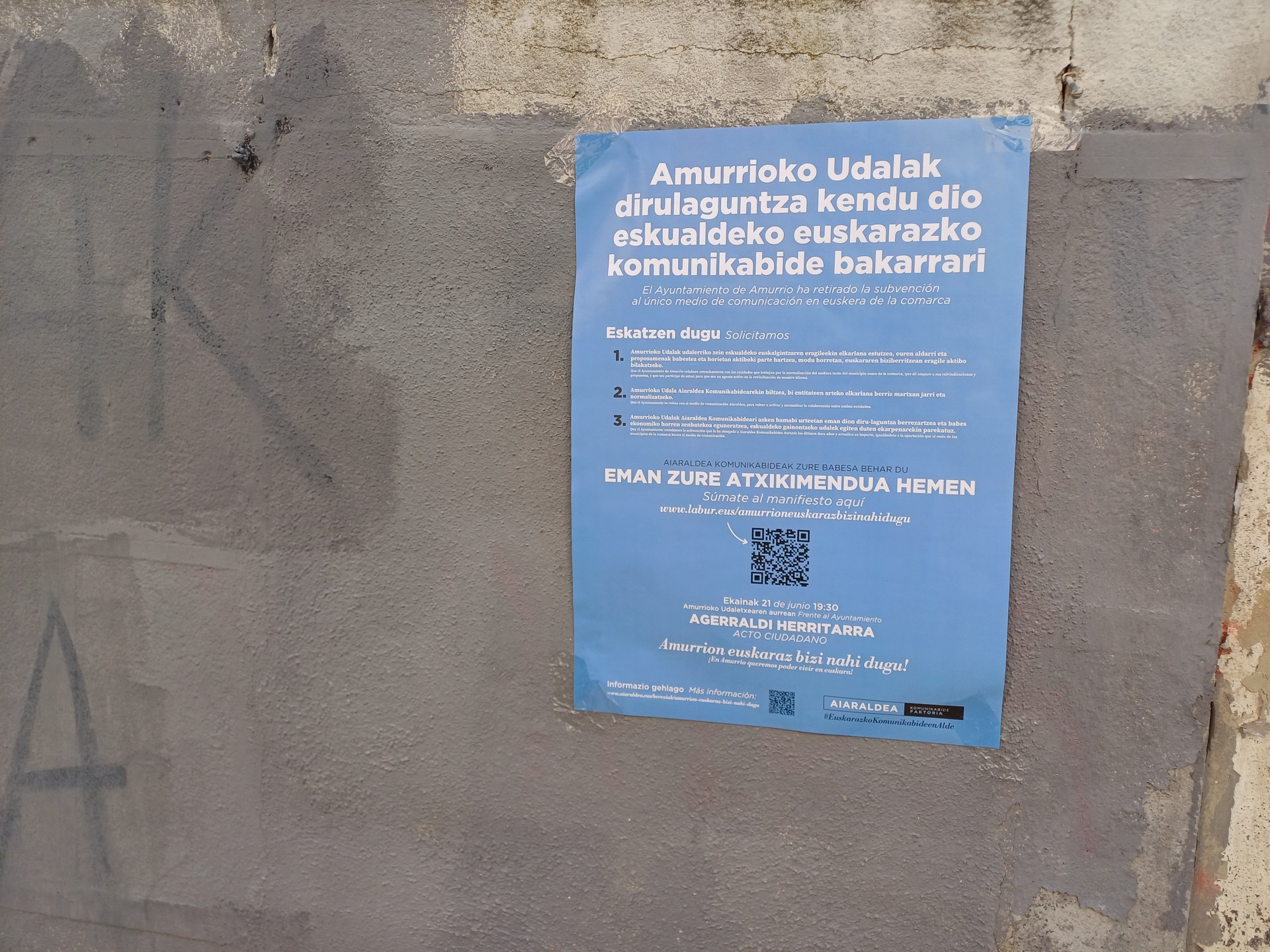 Amurrioko Udalaren atxikimendu kanpaina ere abian?
