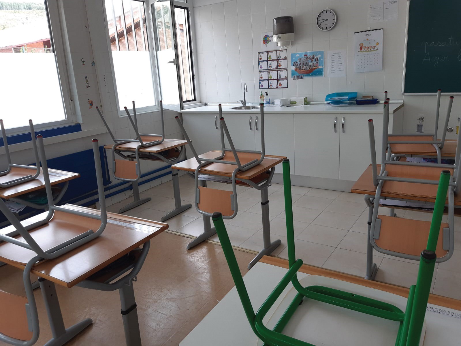 Orozkoko Eskolako ikasturte berria segurtasun eta higiene neurri zorrotzekin hasi da