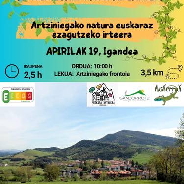Artziniegako natura euskaraz ezagutzeko irteera