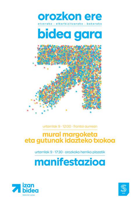 'BIDEA GARA' mobilizazioa Orozkon