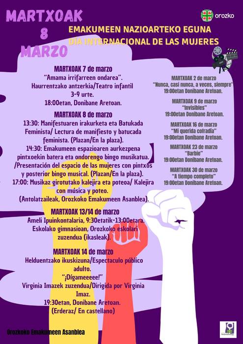 Martxoaren 8a Orozkon