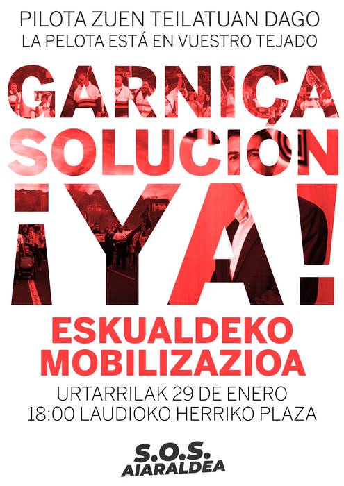 Maderas de Llodioren aldeko eskualdeko mobilizazioa