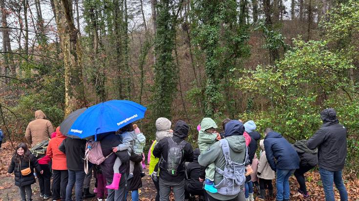 Olentzero eta Mari Domingi Larrazabal auzoko basoetan ikusiak izan dira