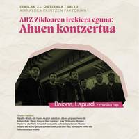 Arte Hartze Zikloa: Ahuen taldearen kontzertua