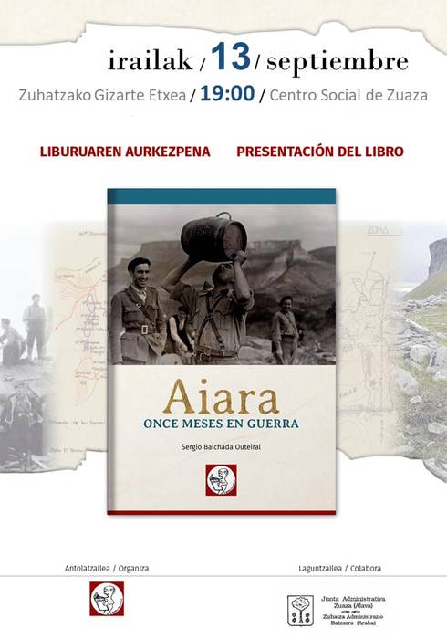 Liburuaren aurkezpena: 'Aiara, once meses en guerra'