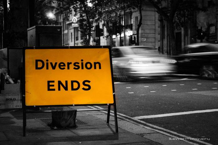 Diversion ends