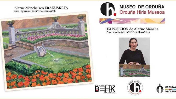 Alazne Mancharen erakusketaren inaugurazioa