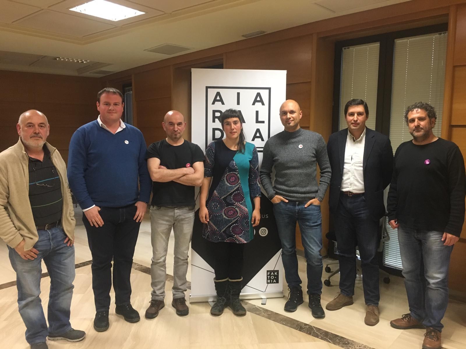 Udal hauteskundeetako zerrendaburuekin debateak grabatu ditu Aiaraldea hedabideak