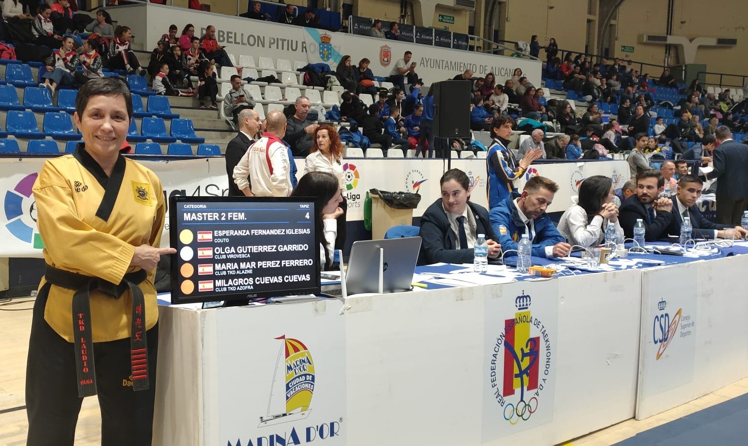 Olga Gutierrez Garrido bigarren Espainiako Taekwondo Txapelketan
