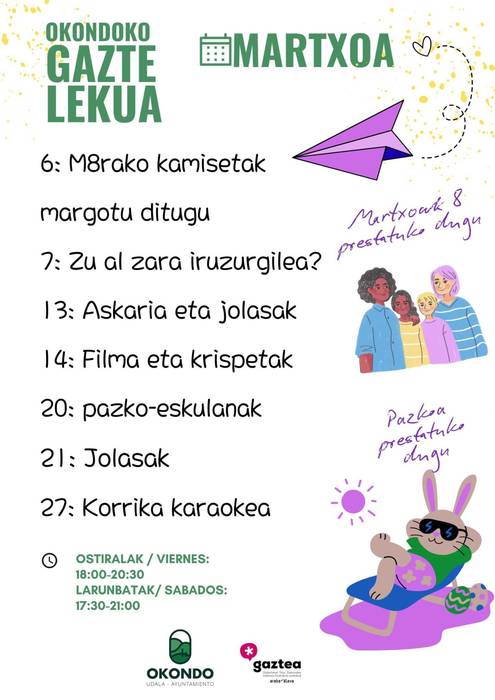 Okondoko Gaztelekuko ekintzak