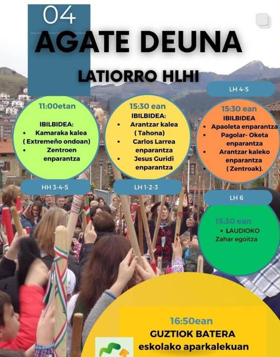 Agate Deuna Latiorroko Eskolan