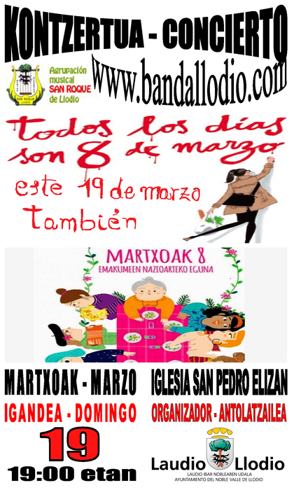 "Egun guztiak dira martxoak 8"