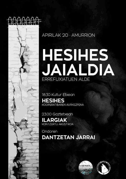 Hesihes Jaia errefuxiaten alde