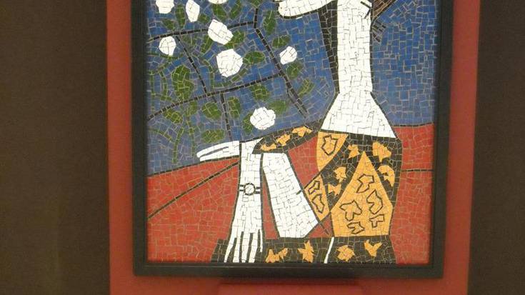 Picassorean obran oinarrituriko mosaikoak ikusgai daude Kultur Etxean