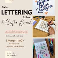 Lettering tailerra eta kafea