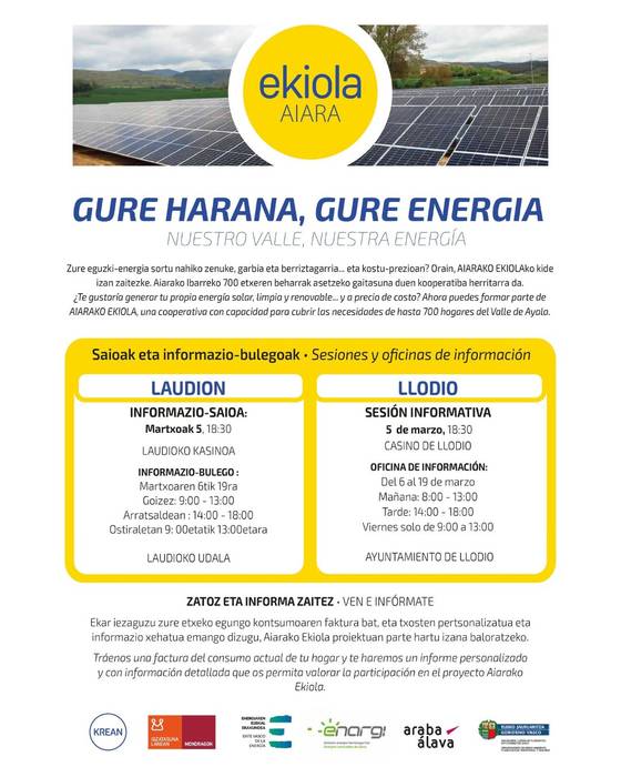 Ekiola Aiararen aurkezpena